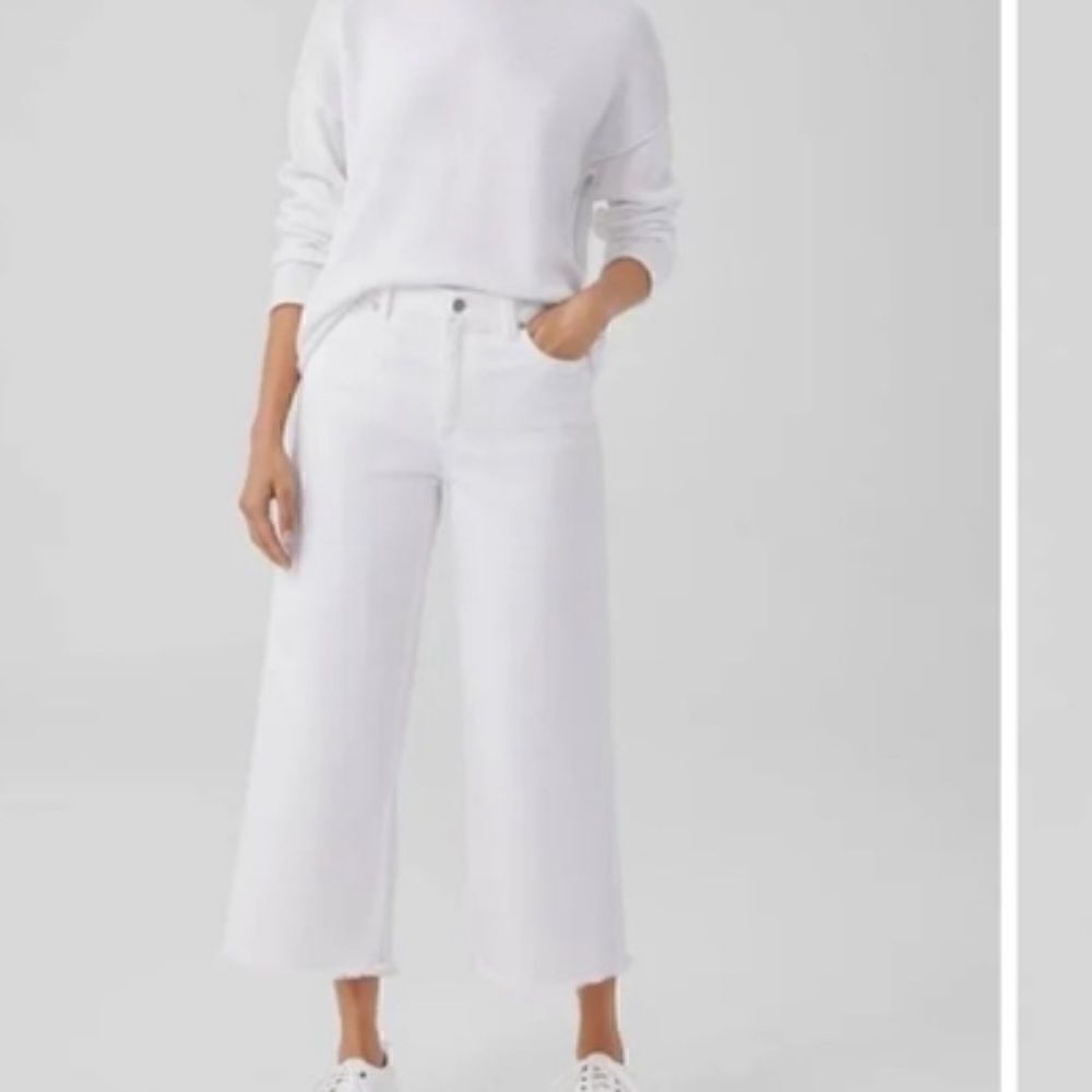 Ellen Fisher Wide Leg Jeans small NWT $178